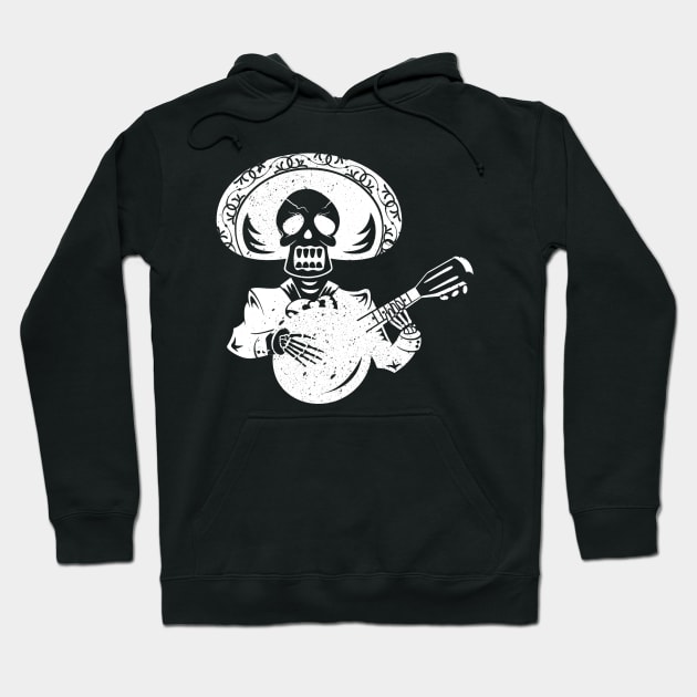 'Skull Playing Banjo' Awesome Music Gift Hoodie by ourwackyhome